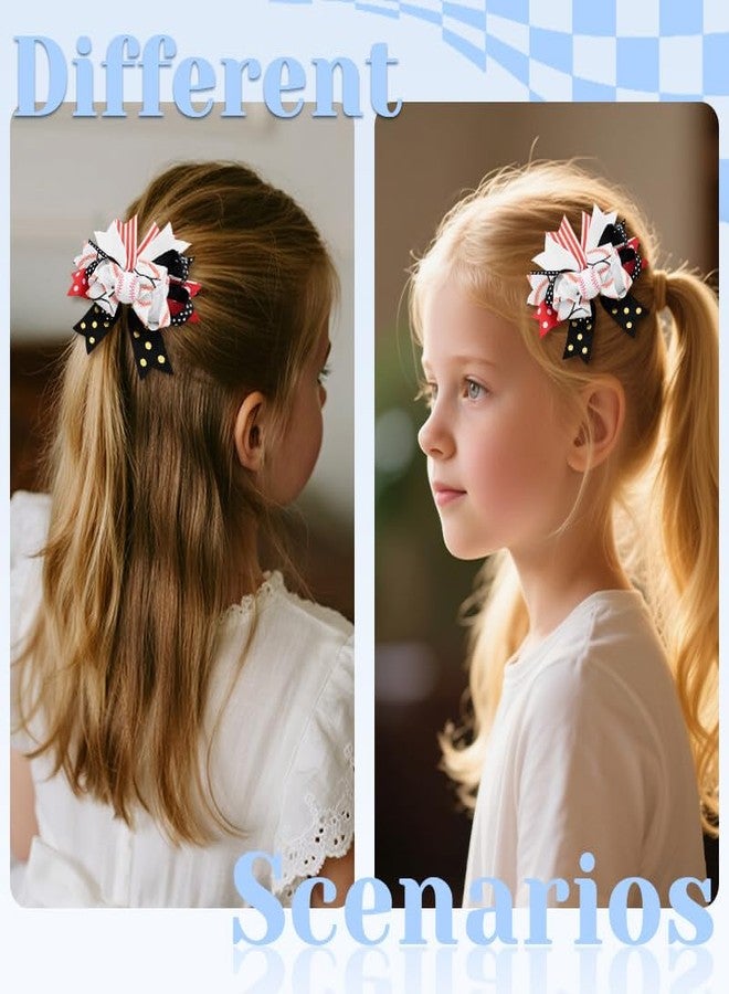Borhmty Baseball Ribbon Hair Accessories for Women Girls Baseball Lovers Fans Birthday Christmas Gifts for Players Coaches Cheer Gifts for Cheerleaders Base Ball Bow Hair Clip for Women Girls - Image 5